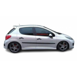 Peugeot 207 (2006 - 2012) R Style Yan Marşpiyel Seti (Plastik)
